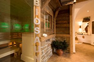 Biosauna im Wellnessbereich im Hotel Obermair Fieberbrunn