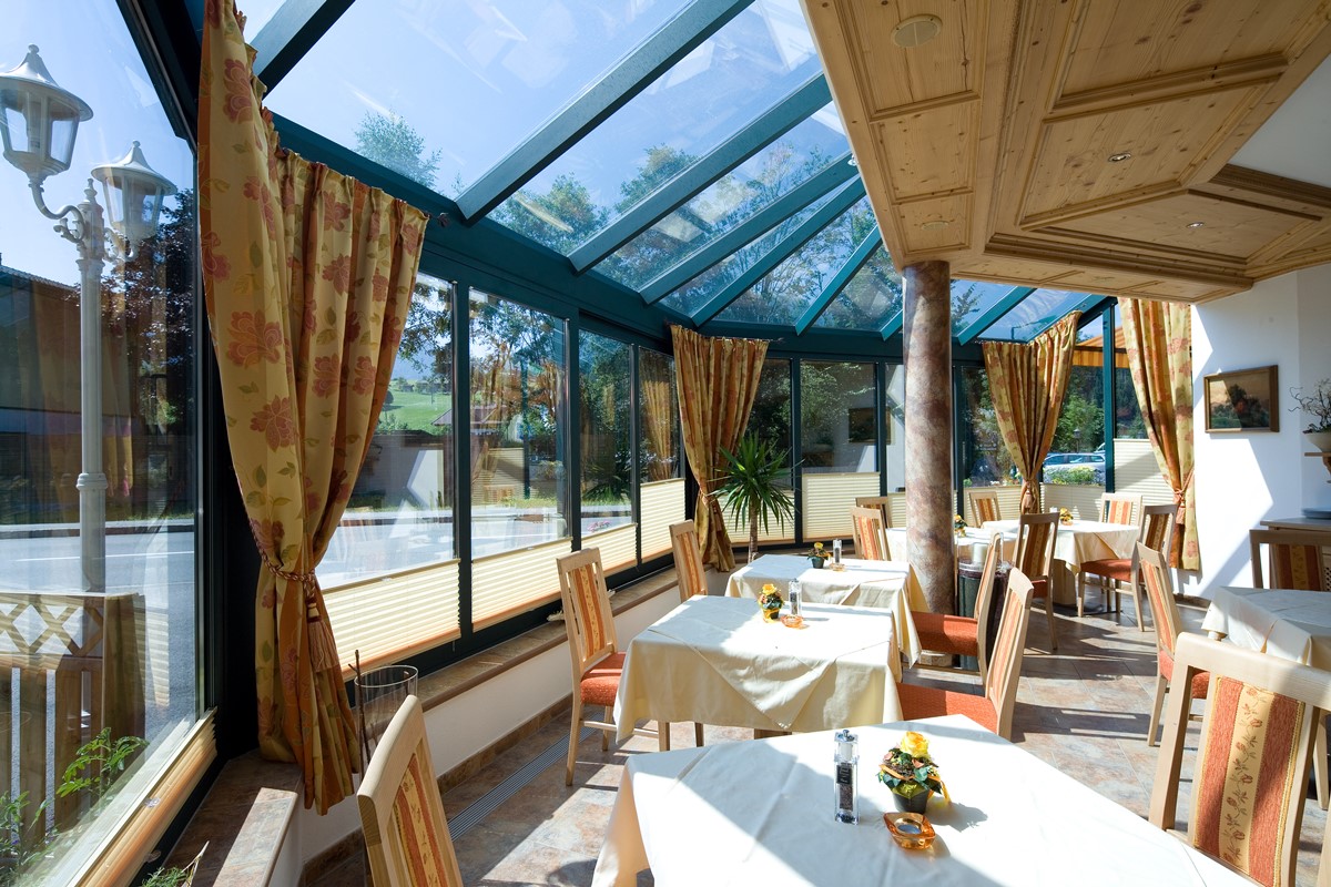 Wintergarten Restaurant im Hotel Obermair Fieberbrunn